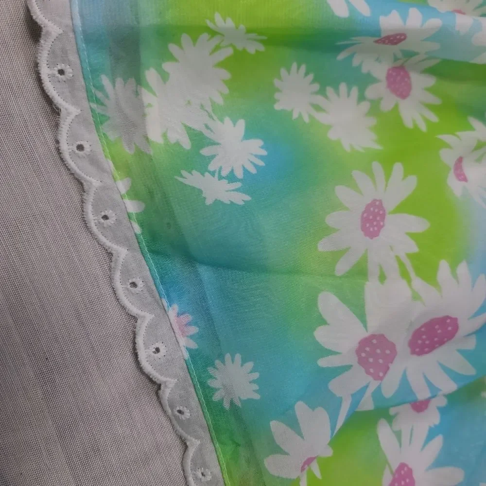 Youngland Floral Print Eyelet Dress 24 Months